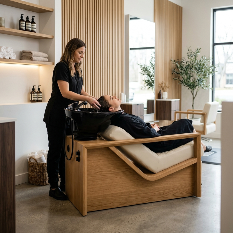 Shampoo Bed for Professional Salons
