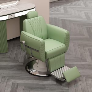 Reclining Barber Chair Hydraulic With Headrest