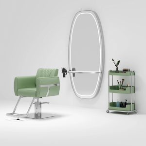 Green Professiona Adjustable Barber Chair